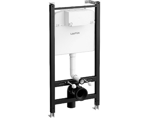 Комплект унитаза с инсталляцией Laufen Pro Rimless ПЭК Z.RU93.0.761.5 с сиденьем Микролифт и клавишей смыва Хром