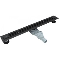 Душевой лоток Esbano Slim 80 S-LINE-80MB с Черной матовой решеткой