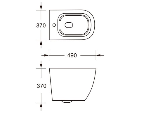 Унитаз Ceruttispa Sella Aria Tornado MMW CT9532 подвесной Белый матовый мрамор с сиденьем Микролифт