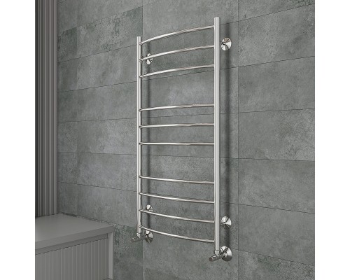 Водяной полотенцесушитель Terminus Классик П10 500x1000 4670078544049 Хром, нижнее подключение, G 1/2" ВР