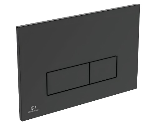 Комплект унитаза с инсталляцией Ideal Standard Tesi Aqua Blade с сиденьем Микролифт и Черной матовой клавишей смыва