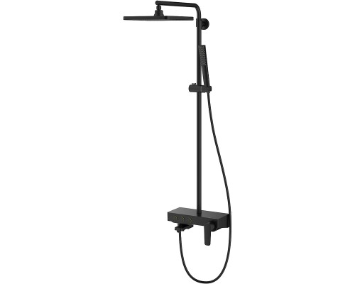 Душевая система Teska Niagara NG3580 с термостатом Черная