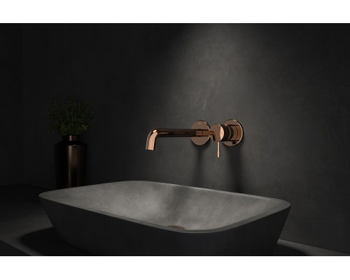 Смеситель для раковины Teska Atlas E5709 Розовое золото