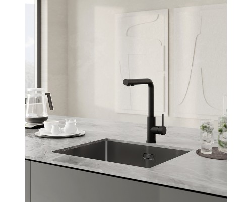 Смеситель для кухни Iddis Rule RULBLLFi05 Черный матовый