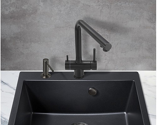 Смеситель для кухни Milacio Ultra MCU.558.TB Total Black
