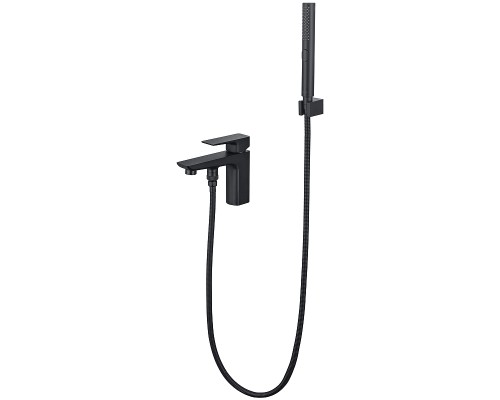 Смеситель на борт ванны Aquatek Вега AQ1044MB Черный матовый