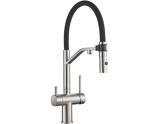 Смеситель для кухни Milacio Ultra MCU.557.SS Нержавеющая сталь