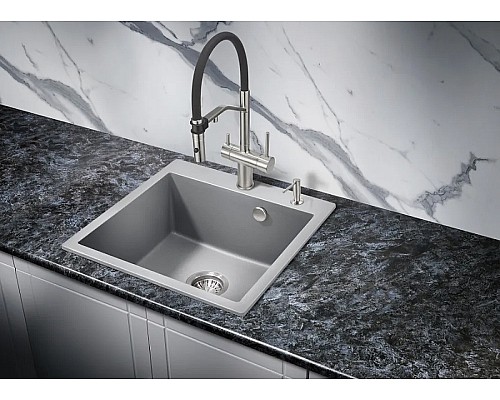 Смеситель для кухни Milacio Ultra MCU.557.SS Нержавеющая сталь