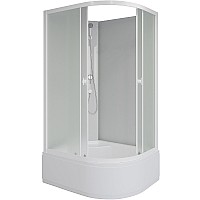 Душевая кабина Niagara Promo 90x70 L P90/70/40L/MT/BK без гидромассажа