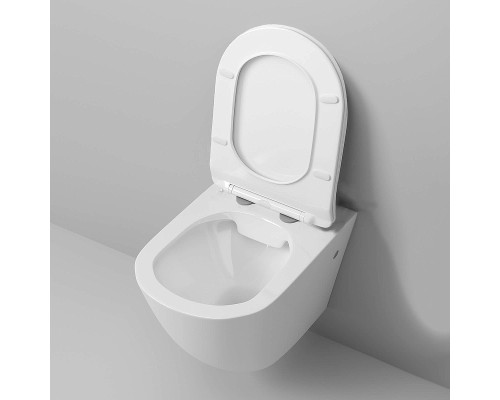 Унитаз Grossman Tornado GR-4411SQ подвесной Белый с сиденьем Микролифт