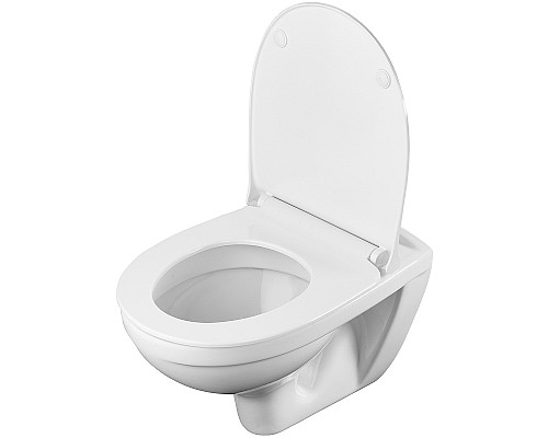 Комплект унитаза с инсталляцией Santek Бореаль 1WH501775 с сиденьем Микролифт и Черной матовой клавишей смыва