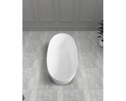 Ванна из искусственного камня Abber Stein 160x75 AS9624-1.6 без гидромассажа