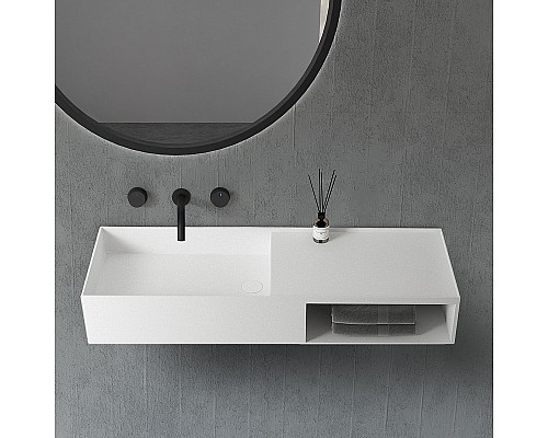 Раковина Abber Stein 80 AS2649-0.8 Белая матовая