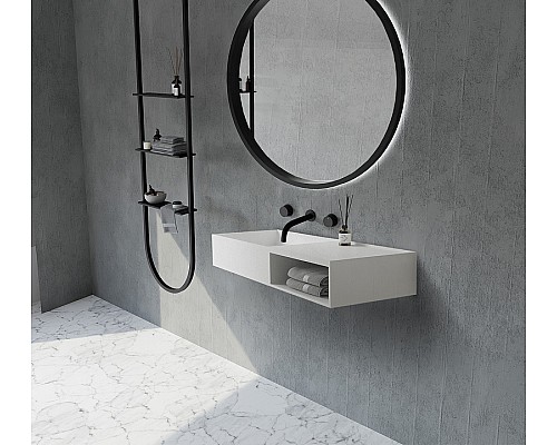 Раковина Abber Stein 80 AS2649-0.8 Белая матовая