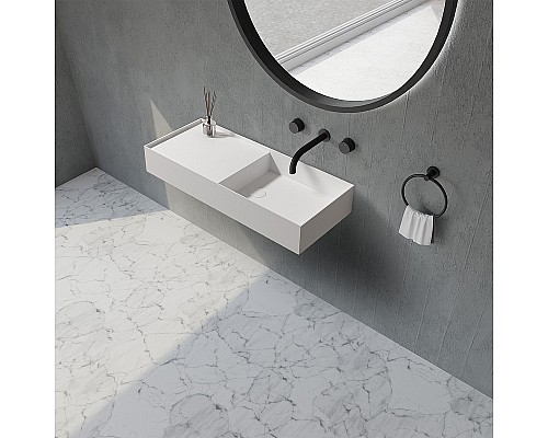 Раковина Abber Stein 80 AS2648 Белая матовая