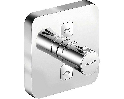 Смеситель для душа Kludi Push 389110538 с термостатом Хром