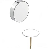 Декоративный комплект для слива-перелива Geberit 150.300.KJ.1 Хром Белый