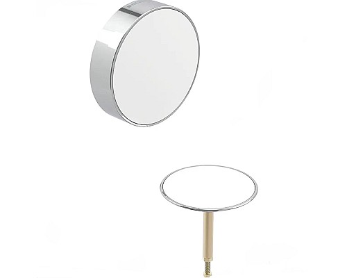 Декоративный комплект для слива-перелива Geberit 150.300.KJ.1 Хром Белый