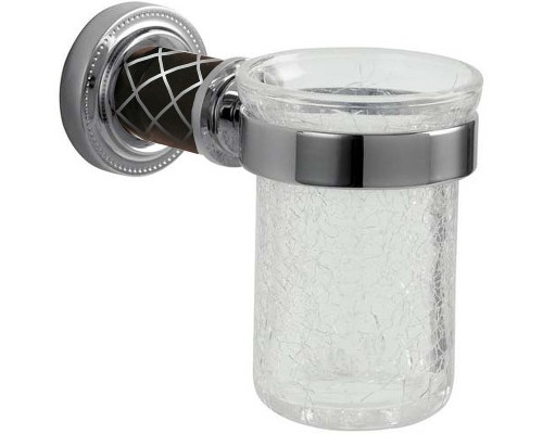 Стакан для зубных щеток Boheme Murano 10904-CH-CR Хром Шоколад