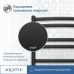 Водяной полотенцесушитель Aquatek Лугано П10 500x800 Черный муар