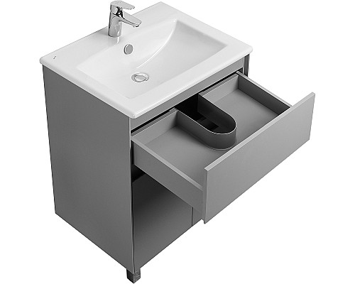 Тумба под раковину Aquaton Форест 60 1A278201FR4D0 Туманный серый