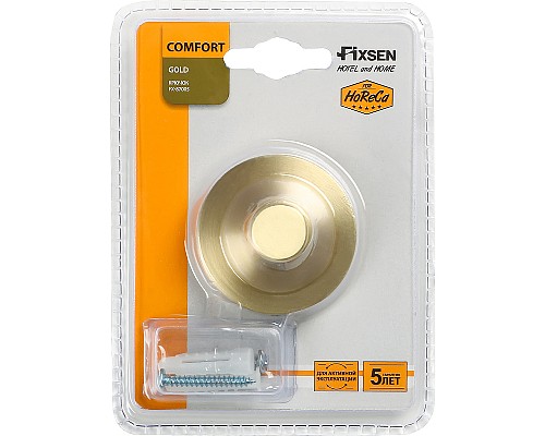 Крючок Fixsen Comfort Gold FX-87005 Золото матовое