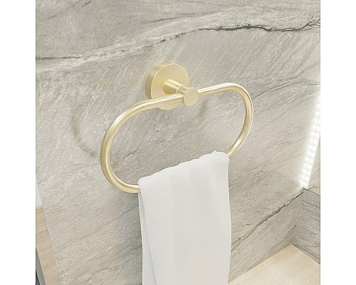 Кольцо для полотенец Fixsen Comfort Gold FX-87011 Золото матовое