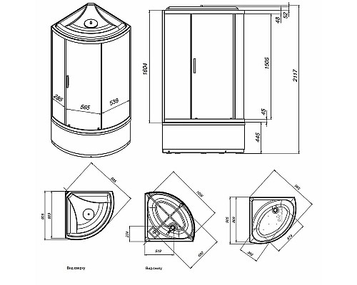 Душевая кабина AM.PM X-Joy 90х90 W88C-401A-090WT без гидромассажа