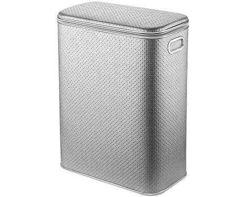 Корзина для белья Geralis PHH-B Punto Серебро, кант Хром, стандартная