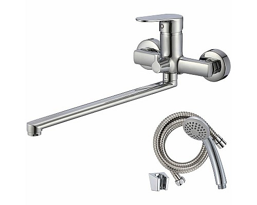 Смеситель для ванны WesnaArt Natur NAT07-320 универсальный Хром