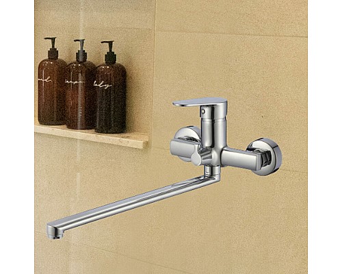 Смеситель для ванны WesnaArt Natur NAT07-320 универсальный Хром