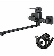 Смеситель для ванны WesnaArt Narcis NAR06-320BL-25221 универсальный Черный матовый