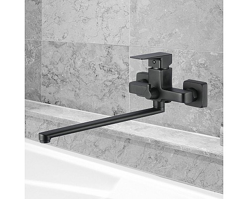 Смеситель для ванны WesnaArt Narcis NAR06-320BL-25221 универсальный Черный матовый Смеситель для ванны WesnaArt Narcis NAR06-320BL-25221 универсальный Черный матовый