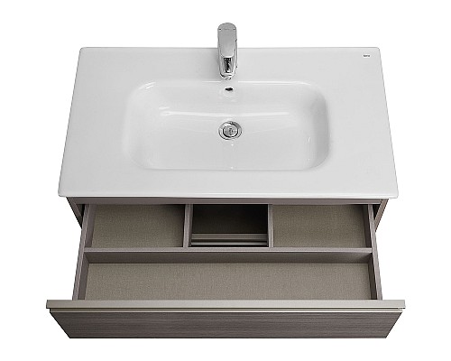 Тумба под раковину Roca The Gap 80 A857406402 подвесная Городской дуб