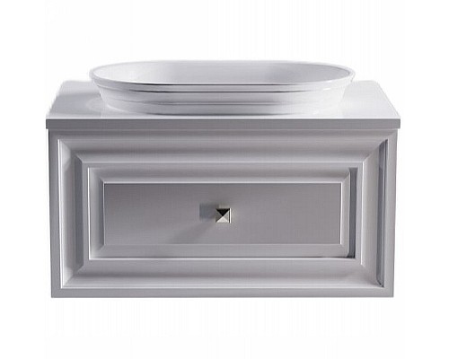 Тумба под раковину Astra Form Шарм 70 03350004 подвесная Белая матовая
