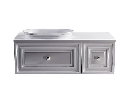 Тумба под раковину Astra Form Шарм 70 03350004 подвесная Белая матовая