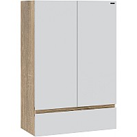 Подвесной шкаф СанТа Марс 60 700413 Белый Янтарное дерево