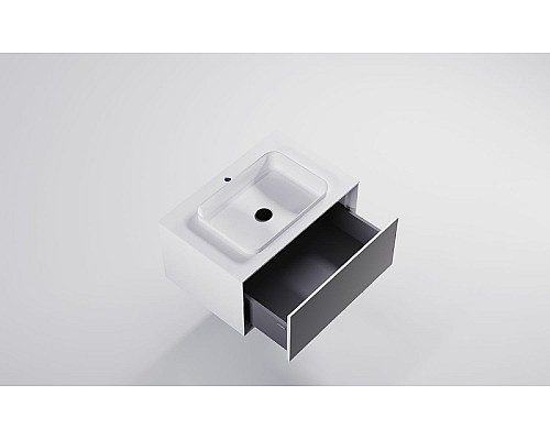 Тумба под раковину Astra Form Фрейм 80 03330005 подвесная Белая