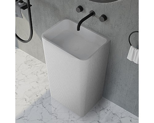 Раковина Abber Stein 50 AS2505-H Белая матовая