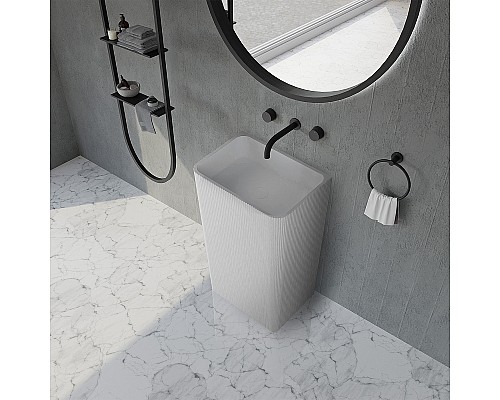 Раковина Abber Stein 50 AS2505-H Белая матовая