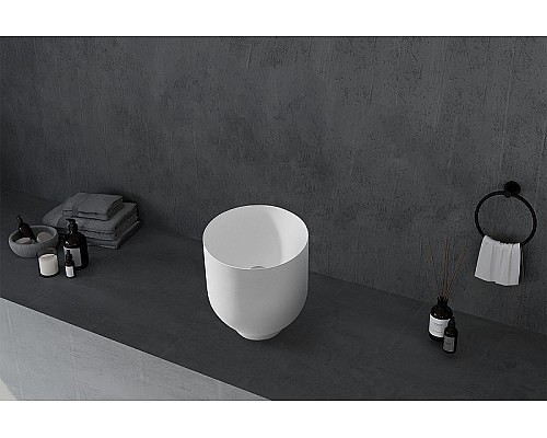 Раковина-чаша Abber Stein 40 AS2618 Белая матовая