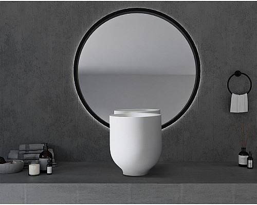 Раковина-чаша Abber Stein 40 AS2618 Белая матовая