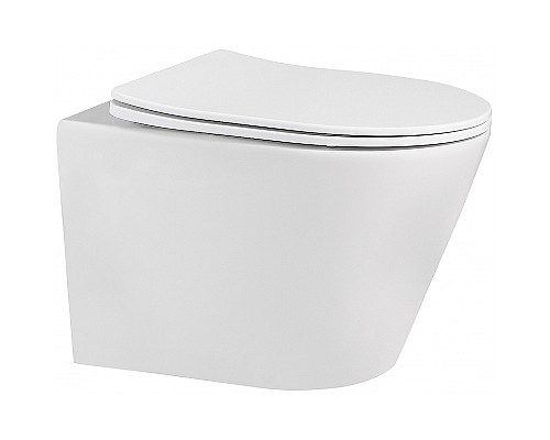 Унитаз Abber Bequem AC1102MW подвесной Белый матовый с сиденьем Микролифт