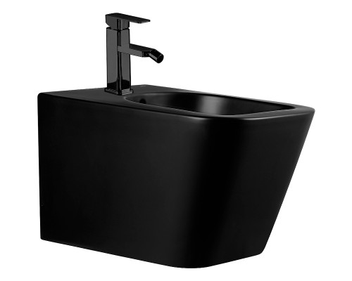 Биде Abber Rechteck AC1250MB подвесное Черное матовое