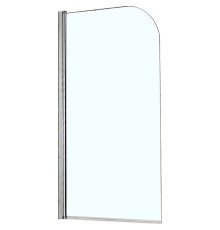 Шторка на ванну Azario Merrit 70 NF6211 700 профиль Серебро стекло прозрачное