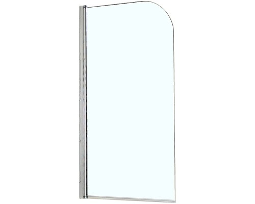 Шторка на ванну Azario Merrit 70 NF6211 700 профиль Серебро стекло прозрачное