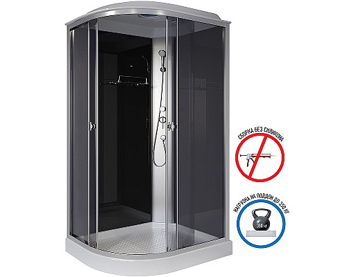 Душевая кабина Niagara Eco 120x80 R E120/80/13R/TN без гидромассажа