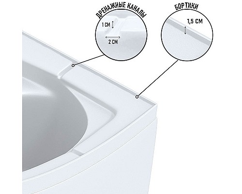 Душевая кабина Niagara Eco 120x80 R E120/80/13R/TN без гидромассажа