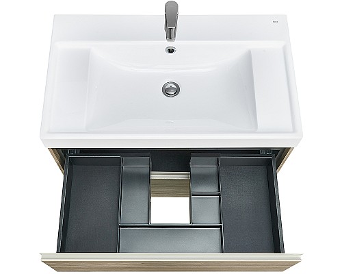 Тумба под раковину Roca Ona 80 A857630511 подвесная Темный вяз