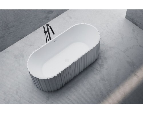 Ванна из искусственного камня Abber Stein 170x75 AS9653 без гидромассажа